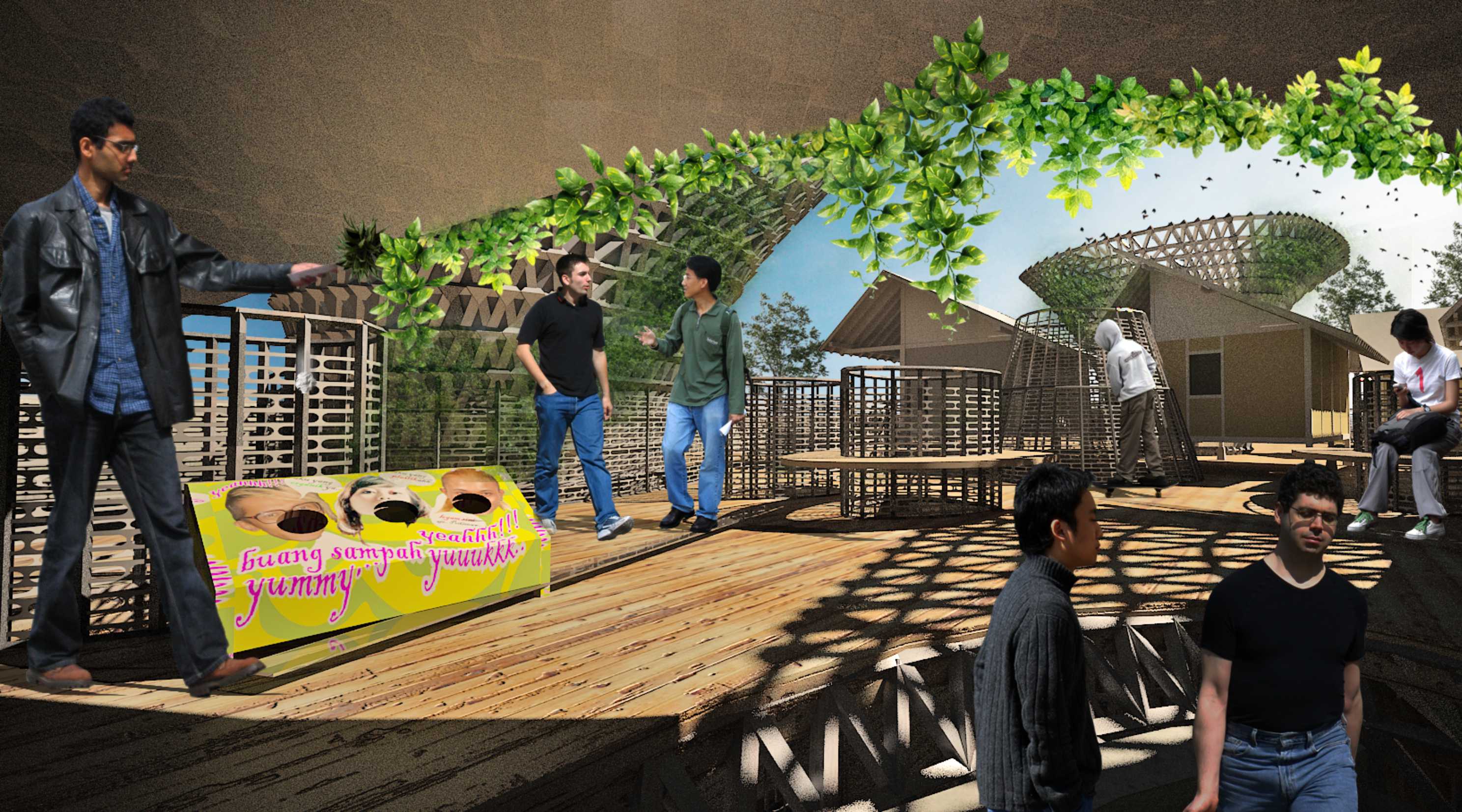 Intersection-Interaction Siliwangi Pedestrian Bridge, image 2